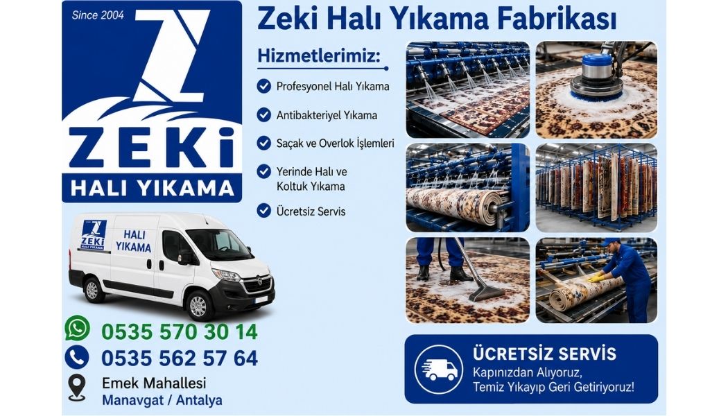  Manavgat Emek Mahallesi Halı Yıkama